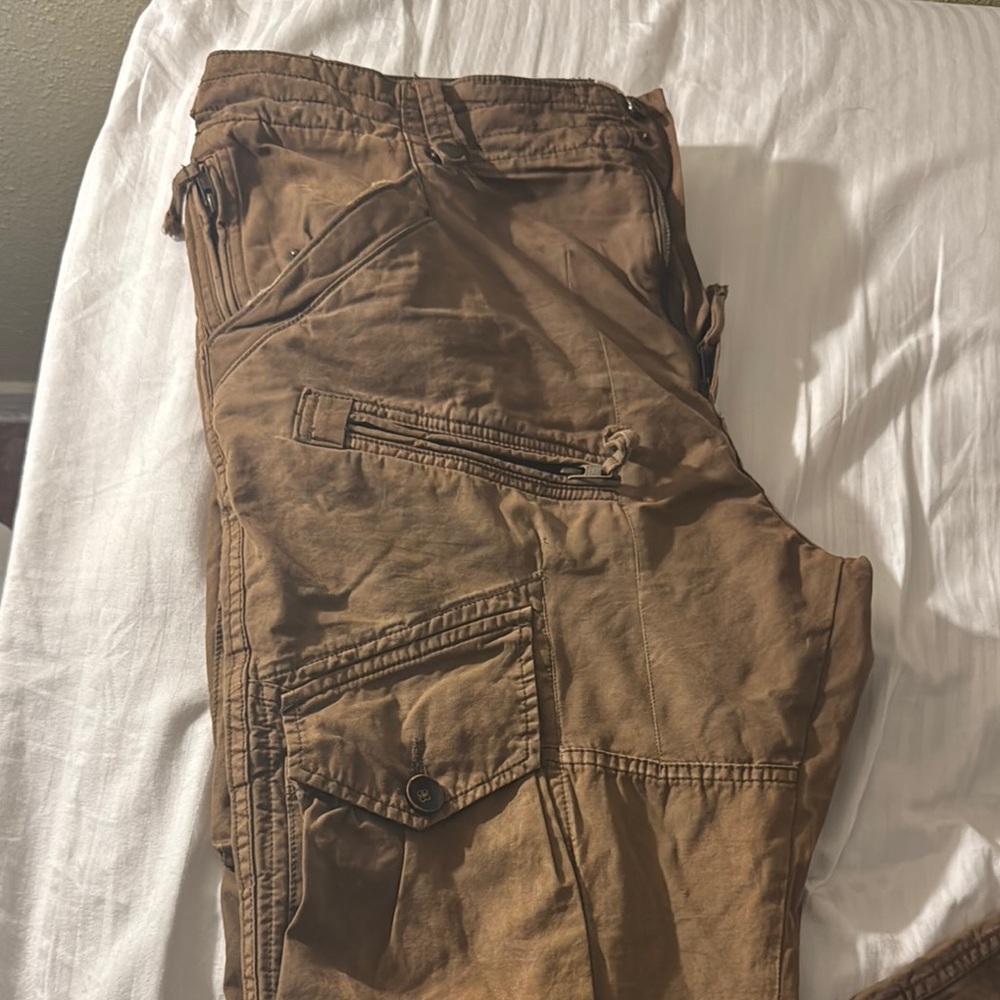 PRPS Brown Cargo Pants Durable Cotton Outdoor Style